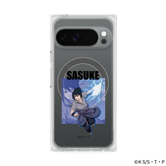 プレミアムスクエアケース with Pixelsnap［ NARUTO -ナルト- 疾風伝 - うちはサスケ ］