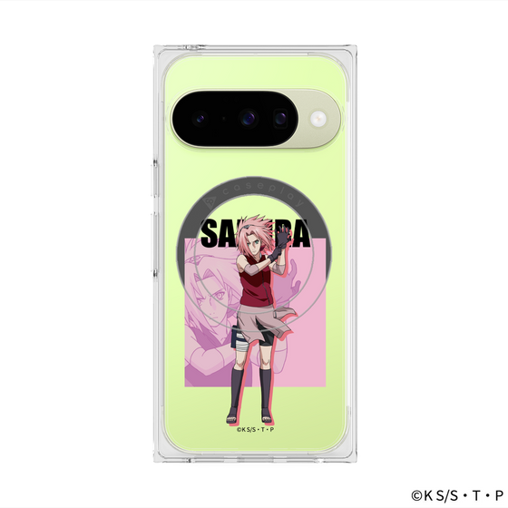 プレミアムスクエアケース with Pixelsnap［ NARUTO -ナルト- 疾風伝 - 春野サクラ ］