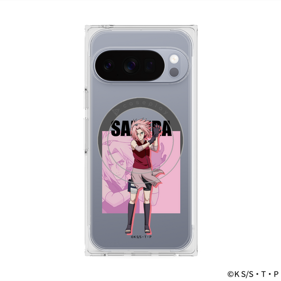 プレミアムスクエアケース with Pixelsnap［ NARUTO -ナルト- 疾風伝 - 春野サクラ ］