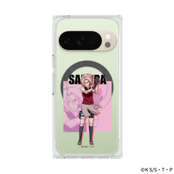 プレミアムスクエアケース with Pixelsnap［ NARUTO -ナルト- 疾風伝 - 春野サクラ ］