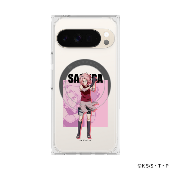 プレミアムスクエアケース with Pixelsnap［ NARUTO-ナルト- 疾風伝 - 春野サクラ ］