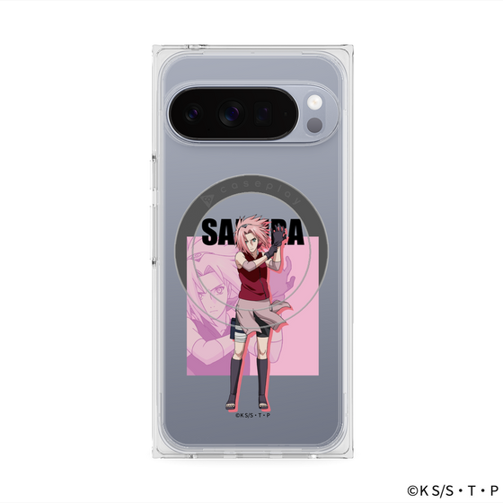 プレミアムスクエアケース with Pixelsnap［ NARUTO -ナルト- 疾風伝 - 春野サクラ ］