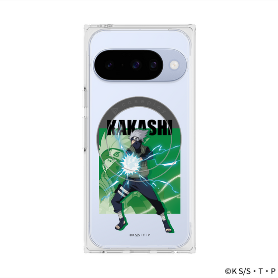 プレミアムスクエアケース with Pixelsnap［ NARUTO-ナルト- 疾風伝 - はたけカカシ ］