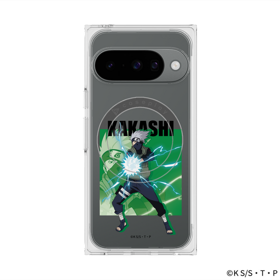 プレミアムスクエアケース with Pixelsnap［ NARUTO -ナルト- 疾風伝 - はたけカカシ ］