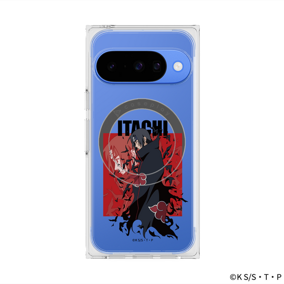 プレミアムスクエアケース with Pixelsnap［ NARUTO -ナルト- 疾風伝 - うちはイタチ ］