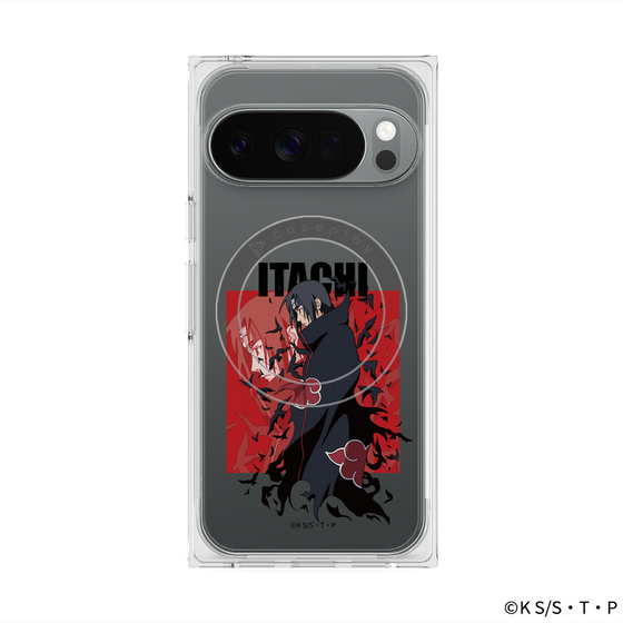 プレミアムスクエアケース with Pixelsnap［ NARUTO -ナルト- 疾風伝 - うちはイタチ ］