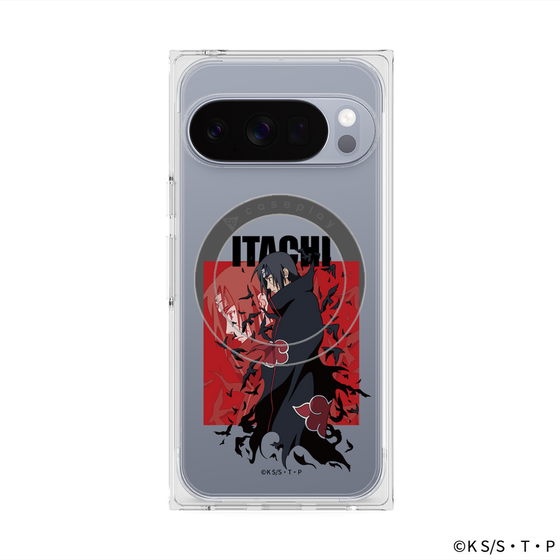 プレミアムスクエアケース with Pixelsnap［ NARUTO -ナルト- 疾風伝 - うちはイタチ ］