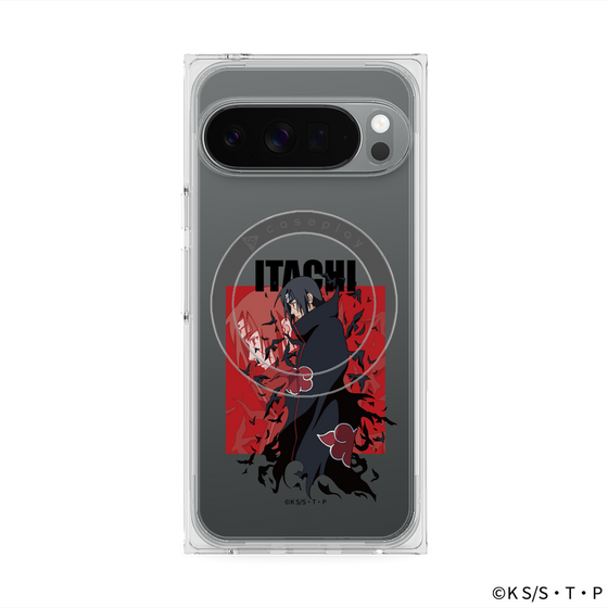 プレミアムスクエアケース with Pixelsnap［ NARUTO -ナルト- 疾風伝 - うちはイタチ ］