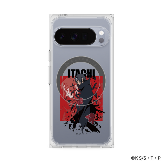 プレミアムスクエアケース with Pixelsnap［ NARUTO -ナルト- 疾風伝 - うちはイタチ ］