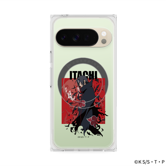 プレミアムスクエアケース with Pixelsnap［ NARUTO -ナルト- 疾風伝 - うちはイタチ ］