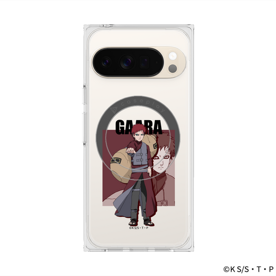 プレミアムスクエアケース with Pixelsnap［ NARUTO-ナルト- 疾風伝 - 我愛羅 ］