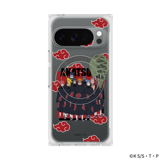 プレミアムスクエアケース with Pixelsnap［ NARUTO -ナルト- 疾風伝 - 暁 ］