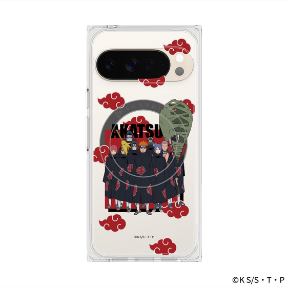 プレミアムスクエアケース with Pixelsnap［ NARUTO-ナルト- 疾風伝 - 暁 ］