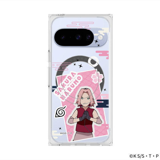 プレミアムスクエアケース with Pixelsnap［ NARUTO-ナルト- 疾風伝 - ステッカー - 春野サクラ ］