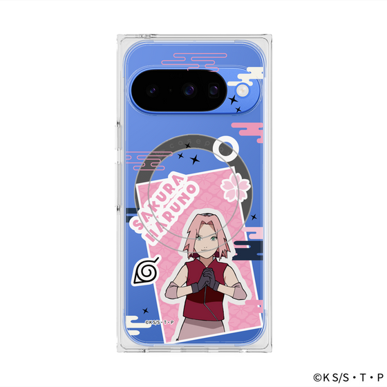プレミアムスクエアケース with Pixelsnap［ NARUTO -ナルト- 疾風伝 - ステッカー - 春野サクラ ］