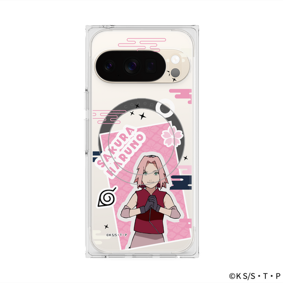 プレミアムスクエアケース with Pixelsnap［ NARUTO-ナルト- 疾風伝 - ステッカー - 春野サクラ ］