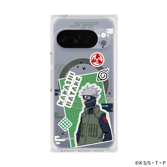 プレミアムスクエアケース with Pixelsnap［ NARUTO -ナルト- 疾風伝 - ステッカー - はたけカカシ ］