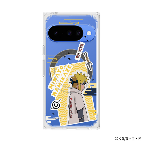 プレミアムスクエアケース with Pixelsnap［ NARUTO -ナルト- 疾風伝 - ステッカー - 波風ミナト ］