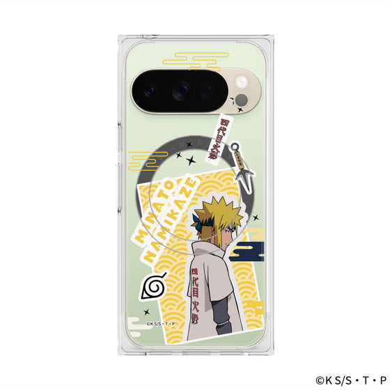 プレミアムスクエアケース with Pixelsnap［ NARUTO -ナルト- 疾風伝 - ステッカー - 波風ミナト ］