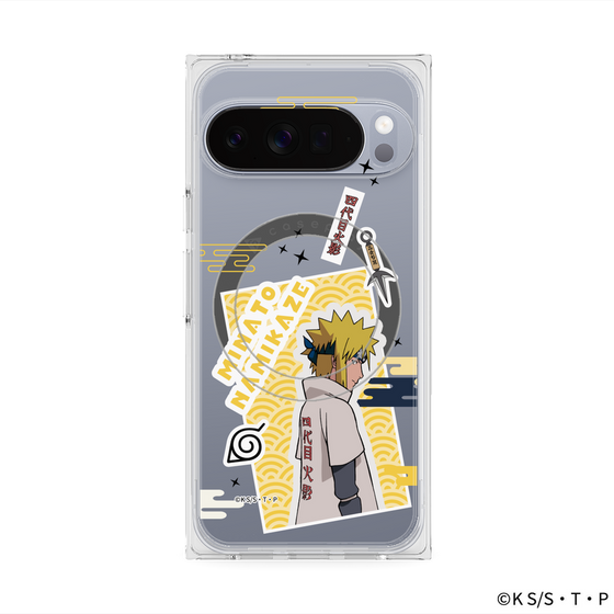 プレミアムスクエアケース with Pixelsnap［ NARUTO -ナルト- 疾風伝 - ステッカー - 波風ミナト ］