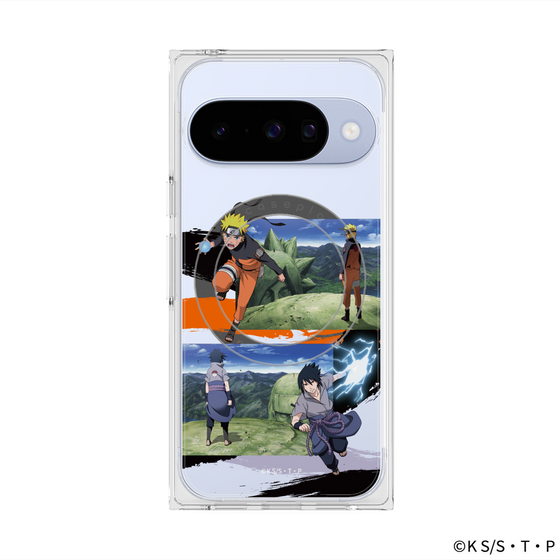 プレミアムスクエアケース with Pixelsnap［ NARUTO-ナルト- 疾風伝 - 終末の谷 ］