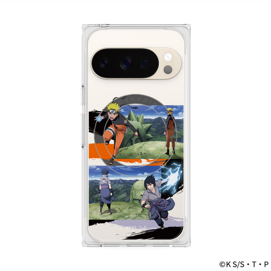 プレミアムスクエアケース with Pixelsnap［ NARUTO-ナルト- 疾風伝 - 終末の谷 ］