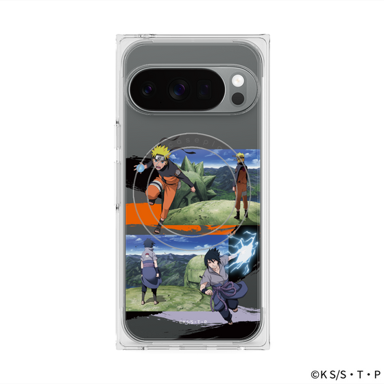 プレミアムスクエアケース with Pixelsnap［ NARUTO -ナルト- 疾風伝 - 終末の谷 ］