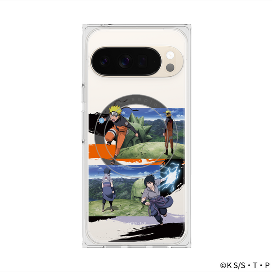 プレミアムスクエアケース with Pixelsnap［ NARUTO-ナルト- 疾風伝 - 終末の谷 ］