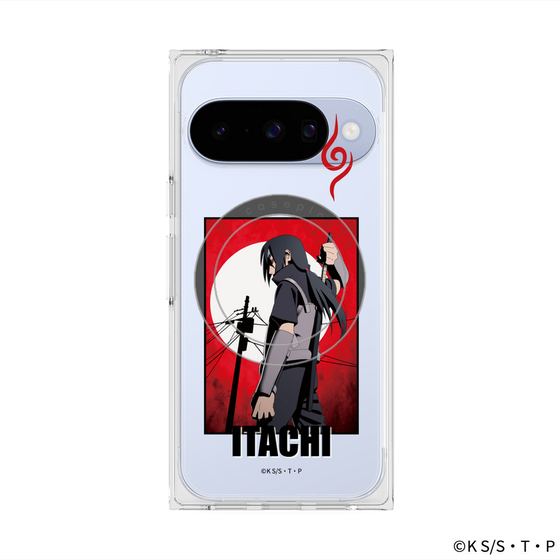 プレミアムスクエアケース with Pixelsnap［ NARUTO-ナルト- 疾風伝 - うちはイタチ - 暗部 ］