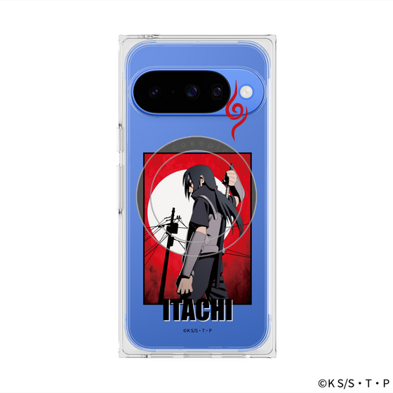 プレミアムスクエアケース with Pixelsnap［ NARUTO -ナルト- 疾風伝 - うちはイタチ - 暗部 ］