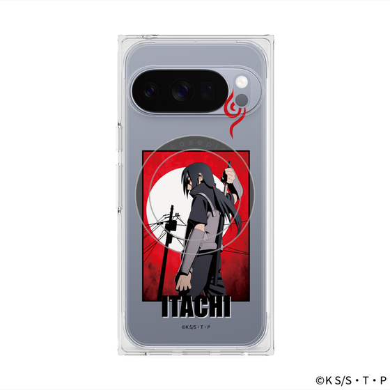 プレミアムスクエアケース with Pixelsnap［ NARUTO -ナルト- 疾風伝 - うちはイタチ - 暗部 ］