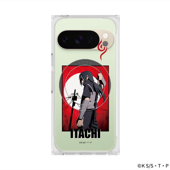 プレミアムスクエアケース with Pixelsnap［ NARUTO -ナルト- 疾風伝 - うちはイタチ - 暗部 ］