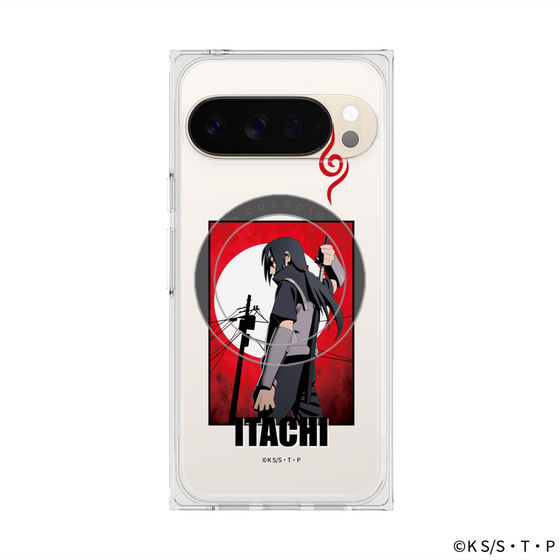 プレミアムスクエアケース with Pixelsnap［ NARUTO-ナルト- 疾風伝 - うちはイタチ - 暗部 ］