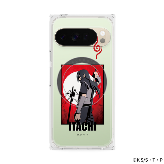 プレミアムスクエアケース with Pixelsnap［ NARUTO -ナルト- 疾風伝 - うちはイタチ - 暗部 ］