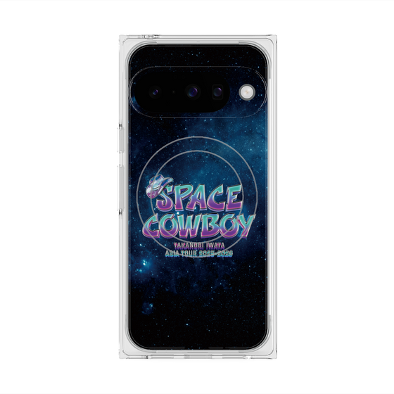 プレミアムスクエアケース with Pixelsnap［ Takanori Iwata ASIA TOUR 2025-2026 "SPACE COWBOY" - ロゴ ］