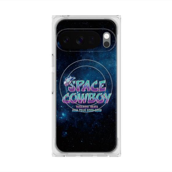 プレミアムスクエアケース with Pixelsnap［ Takanori Iwata ASIA TOUR 2025-2026 "SPACE COWBOY" - ロゴ ］
