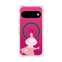 プレミアムスクエアケース with Pixelsnap［ MOOMIN - Little My - Smile face ］