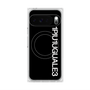 プレミアムスクエアケース with Pixelsnap［ 1PIU1UGUALE3 - ロゴ vertical - ブラック ］