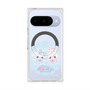 プレミアムスクエアケース with Pixelsnap［ まじかるベリーベリー - すとろべりーとぶるべりー - ブルー ］