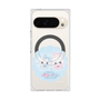 プレミアムスクエアケース with Pixelsnap［ まじかるベリーベリー - すとろべりーとぶるべりー - ブルー ］