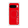 プレミアムスクエアケース with Pixelsnap［ SUPER PRIVATE - ロゴ - Red ］