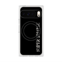 プレミアムスクエアケース with Pixelsnap［ SUPER PRIVATE - ロゴ - Black ］