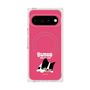 プレミアムスクエアケース with Pixelsnap［ BUDOG - ピンク ］