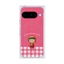 プレミアムスクエアケース with Pixelsnap［ ちびまる子ちゃん - ピンクチェック ］