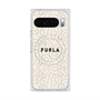 プレミアムスクエアケース with Pixelsnap［ FURLA - SIGNATURE-01 ］
