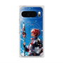 プレミアムスクエアケース with Pixelsnap［ 白猫プロジェクト NEW WORLD'S - 赤髪の冒険家 - 覚醒フォト ］