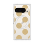 プレミアムスクエアケース with Pixelsnap［ シンプルドット - Beige ］
