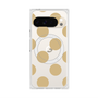 プレミアムスクエアケース with Pixelsnap［ シンプルドット - Beige ］