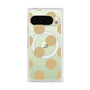 プレミアムスクエアケース with Pixelsnap［ シンプルドット - Beige ］