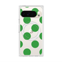 プレミアムスクエアケース with Pixelsnap［ シンプルドット - Green ］